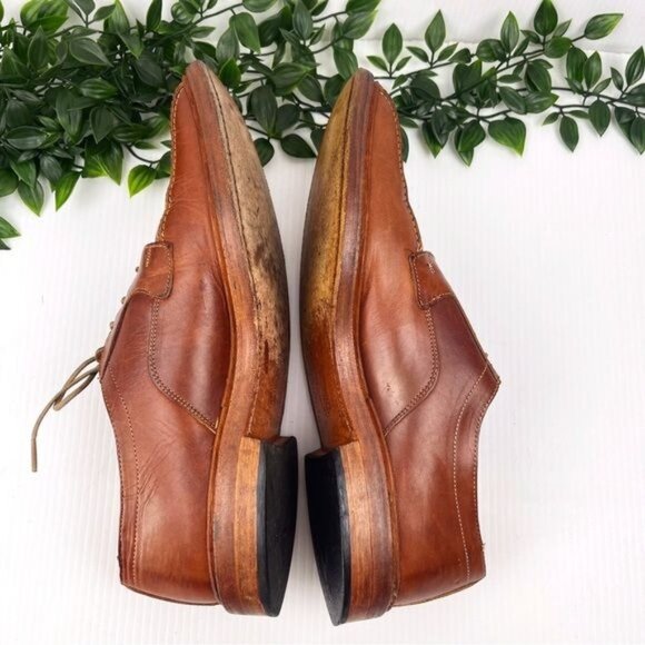 Allen Edmonds BRUCE walnut Casual Oxfords 10.5 B - Picture 7 of 8